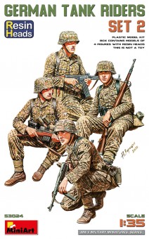 MiniArt 53024 Deutsche Infanterie - Resinköpfe Set2 