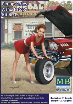 Master Box Ltd. MB24017 Pin-up series. A short stop. Kit No. 3 