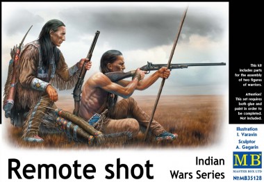 Master Box Ltd. MB35128 Indian Wars Series, Remote shot 