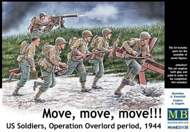 Master Box Ltd. MB35130 US Soldiers, Operation Overlord 1944 