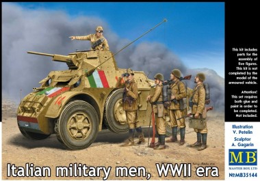 Master Box Ltd. MB35144 Italian military men WWII era 