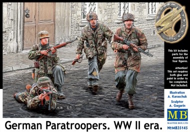 Master Box Ltd. MB35145 German Paratroopers WW II era 