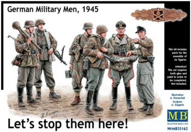 Master Box Ltd. MB35162 Let's stop them here! Germ.Military Men 