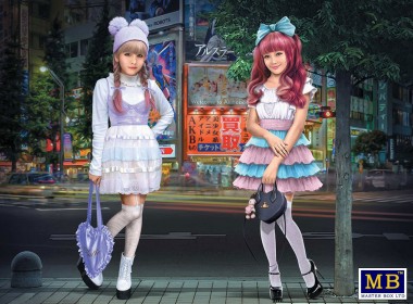 Master Box Ltd. MB35187 Kawaii fashion leaders Minami and Mai 