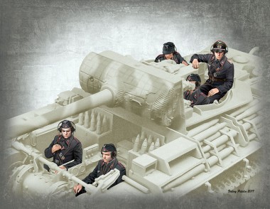 Master Box Ltd. MB35201 German Tank Crew, 1944-1945 