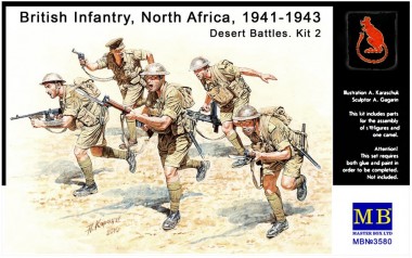 Master Box Ltd. MB3580 British Infantry North Africa 1941-43 