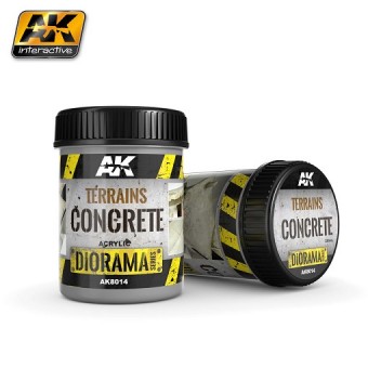 Modellbau AK8014 Terrains Concrete - Acrylic 250ml 