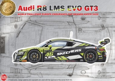 Nunu Model Kit. PN24044 Audi R8 LMS GT3 Imola 2022 