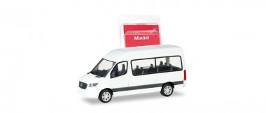 Herpa 013468 Minikit MB Sprinter Bus HD weiß 
