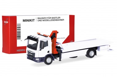 Herpa 014052 MiniKit: MAN TGM Plateau-Abschlepp-LKW 