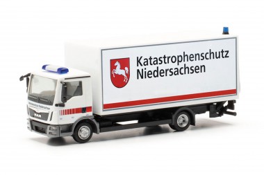 Herpa 097673 MAN TGL Koffer-Lkw Katastrophenschutz Ni 