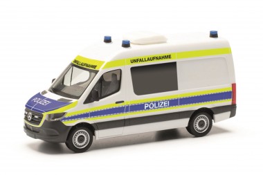 Herpa 097758 MB Sprinter Halbbus Polizei NRW 