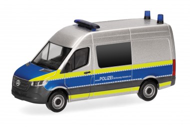 Herpa 098304 MB Sprinter Halbbus HD Polizei Schleswig 