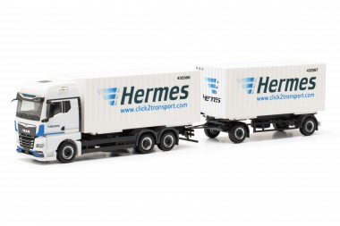 Herpa 317658 MAN TGX GX WK-HZ Hermes 