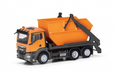 Herpa 317870 MAN TGS NN Absetzkipper AK16 orange 