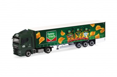 Herpa 318501 MAN TGX GM GP-SZ CTJ/Funny Frisch 