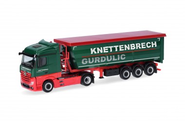 Herpa 318518 MB Actros SS Stahlmulden-SZ Knettenbrech 