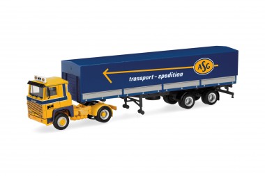 Herpa 318716 Scania 141 Pritschen-SZ ASG 