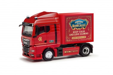 Herpa 318778 MAN TGX GX SZM m.Koffer Roncalli 