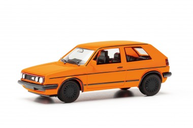 Herpa 420846-003 VW Golf II GTI tieforange 