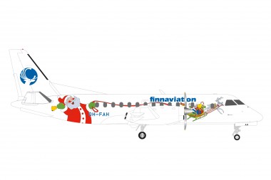 Herpa 573245 Saab 340 Santa Finnaviation 