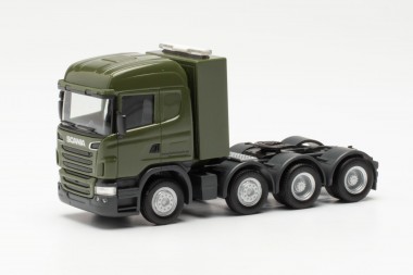 Herpa 747059 Scania R09 HL Schwerlast-SZM (4a) BW 