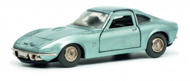 Schuco 450176200 Micro Racer: Opel GT blau-met 