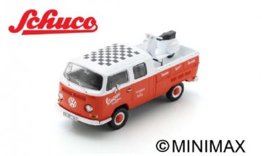 Schuco 450723700 VW T2a DoKa Pritsche Vintage Scooter 