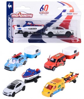 Majorette 212055014 French Touch Trailer, 4-sort. 