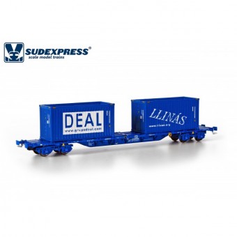 Sudexpress SUCM03517 Comsa Containerwagen 4-achs Ep.6 