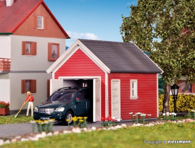 Kibri 38150 Deko-Set Gartenhaus / Garage 