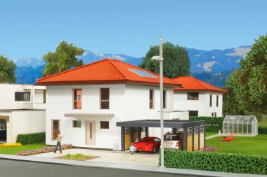 Kibri 38336 H0 Kubushaus Mia mit Carport 