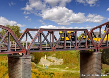 Kibri 39701 Stahl-Vorflutbrücke, eingleisig 