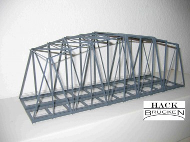 Hack B42-2 Bogenbrücke 42 cm 2-gls. 