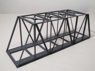 Hack K038 Kastenbrücke 38cm, grau 