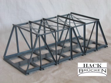 Hack KT17-2 Kastenbrücke 17 cm zweigleisig 