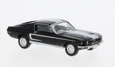 Brekina 19606 Ford Mustang Shelby GT 350 schwarz/weiß 