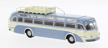 Brekina 50506 MB O6600H Reisebus blau/beige 