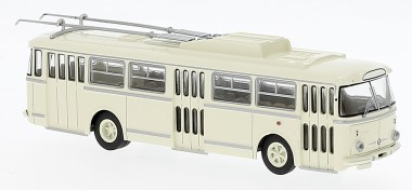 Brekina 61350 Skoda Tr9 Obus hellelfenbein 