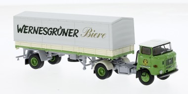 Brekina 71207 IFA W50 Pritschen-SZ  Wernesgrüner 