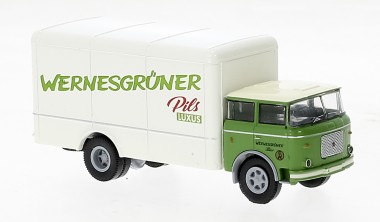 Brekina 71859 LIAZ 706 Koffer-Lkw Wernesgrüner 