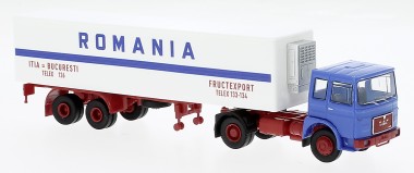 Brekina 78157 MAN F7 Kühl-Koffer-SZ Romania 