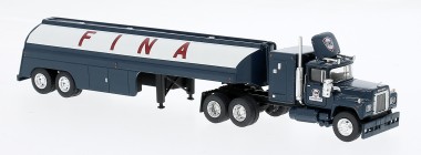 Brekina 85810 Mack RS US-Tanker-SZ Fina 