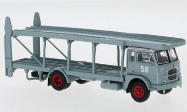 Brekina 95843 Fiat 642 Renntransporter graublau #58 