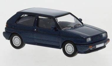 Brekina PCX870085 VW Golf II Rallye dunkelblau-met. 1989 