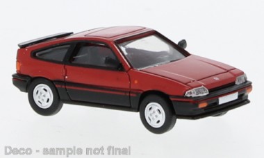 Brekina PCX870468 Honda CRX rot/matt schwarz (1983) 