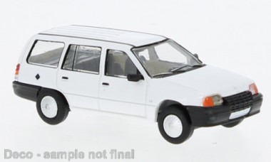 Brekina PCX870496 Opel Kadett E Caravan weiß (1985) 