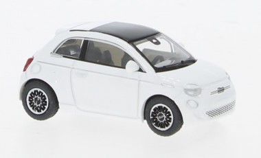 Brekina PCX870561 Fiat 500e weiß (2022) 