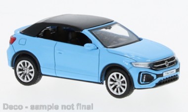 Brekina PCX870600 VW T-Roc Cabrio hellblau (geschlossen) 