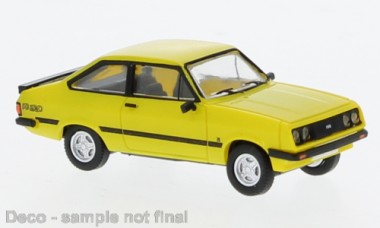 Brekina PCX870721 Ford Esscort Mk II RS2000 gelb (1977) 